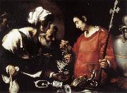 STROZZI, Bernardo The Charity of St Lawrence rt oil painting artist